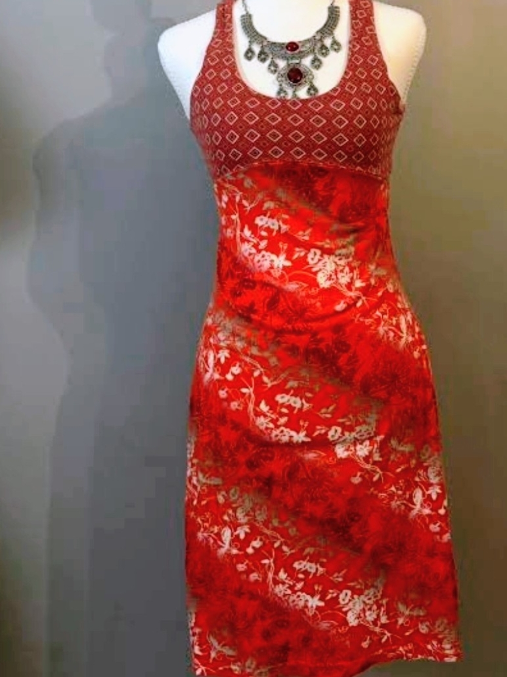 Alpine Design Indonesian Floral/ Geometric Design Dress